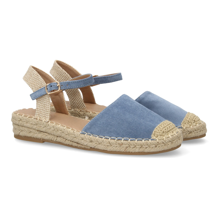 Alpargata mujer yute comoda cierre de hebilla