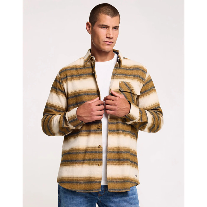 Sobrecamisa a Cuadros Marrón - Ramba