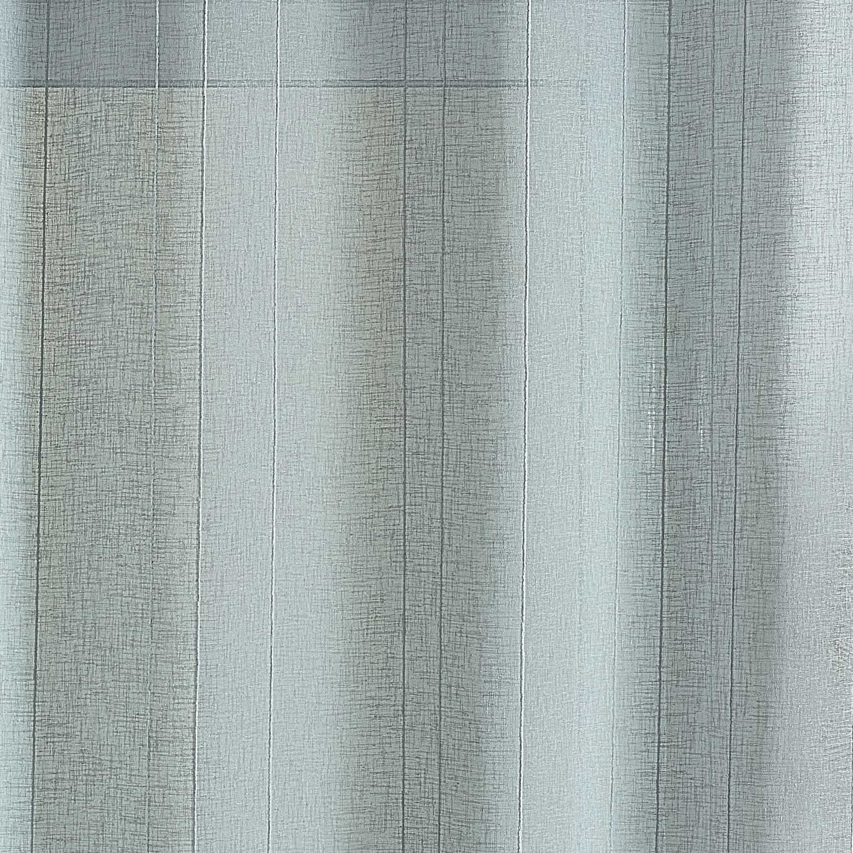 Voilage tamisant uni à fines rayures - Gris clair