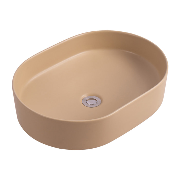 PixL 50 x 36,5 x 12 cm vasque à poser Infinitio, sans trop-plein, moka (CEPX5037MOM)