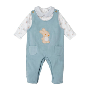 Conjunto Peto + Camiseta Bebe Niño Pradera