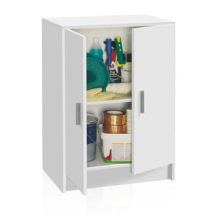 Armario Multi Useful Low 2 Puertas Blanco