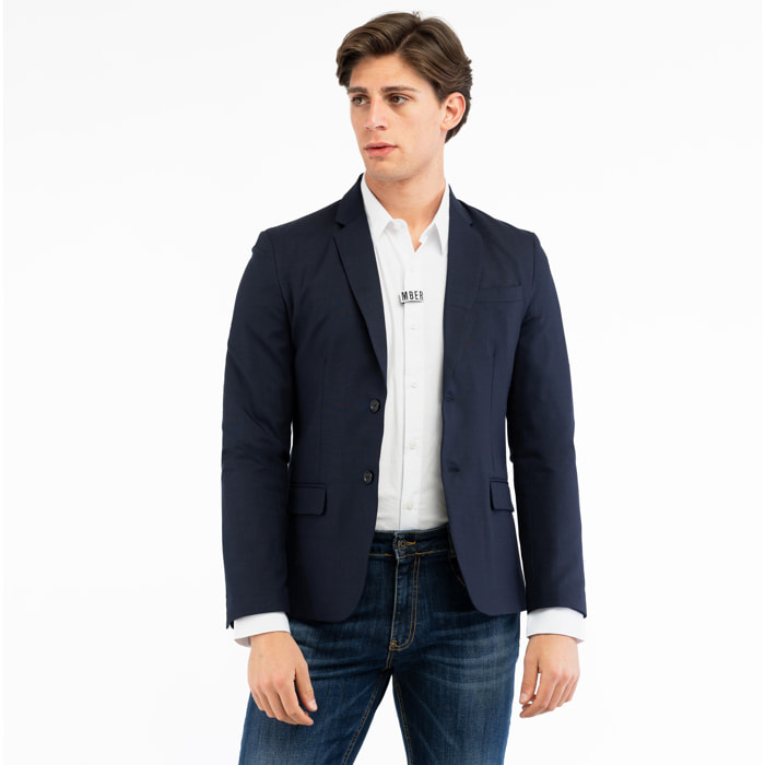 BIKKEMBERGS giacca uomo dress blue