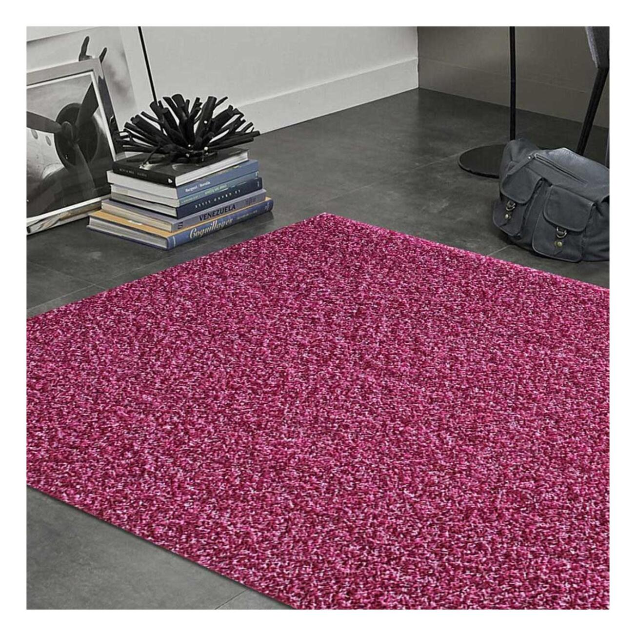 Tapis shaggy tissé motif uni DOSU
