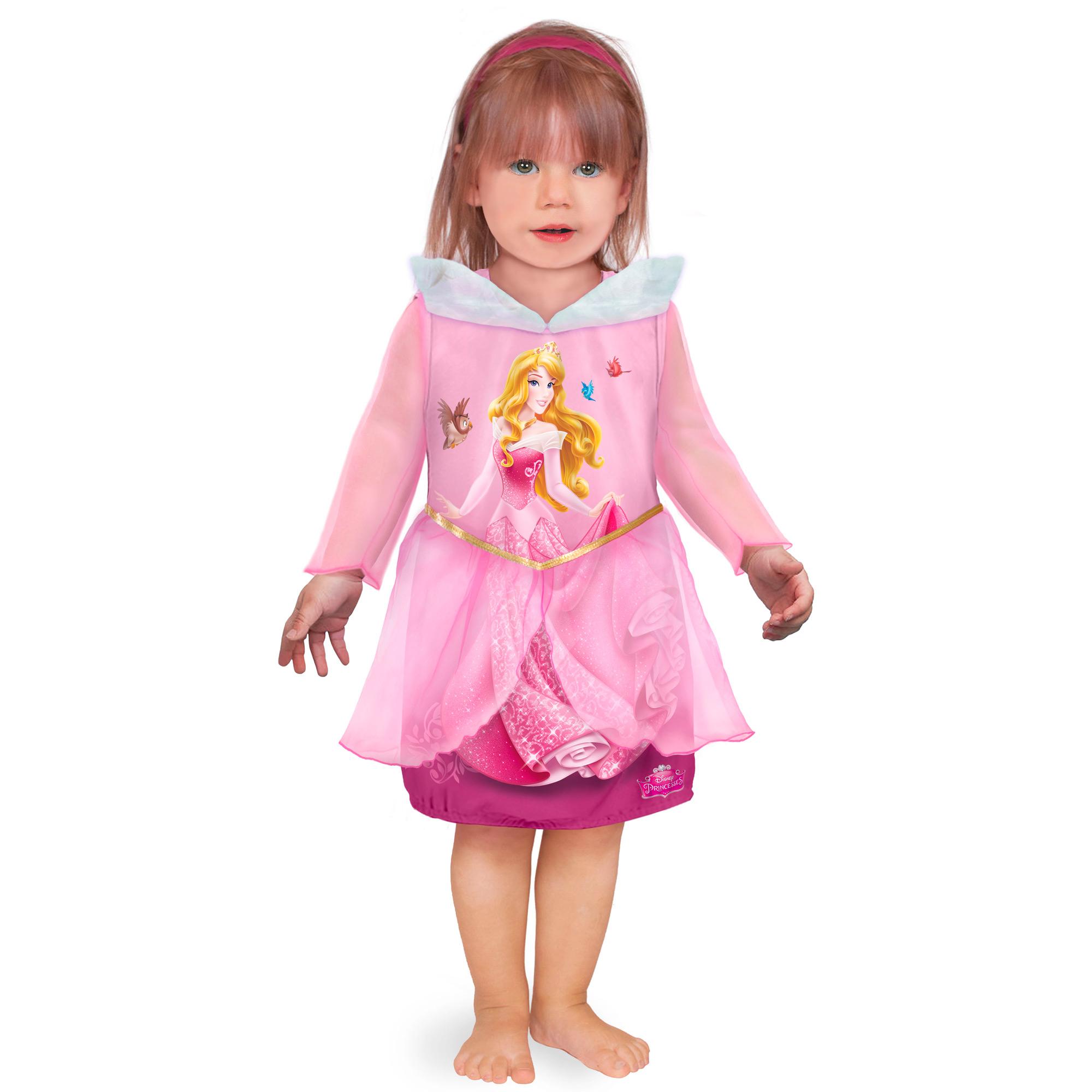 Vestito Costume Aurora Rosa Disney Bambina