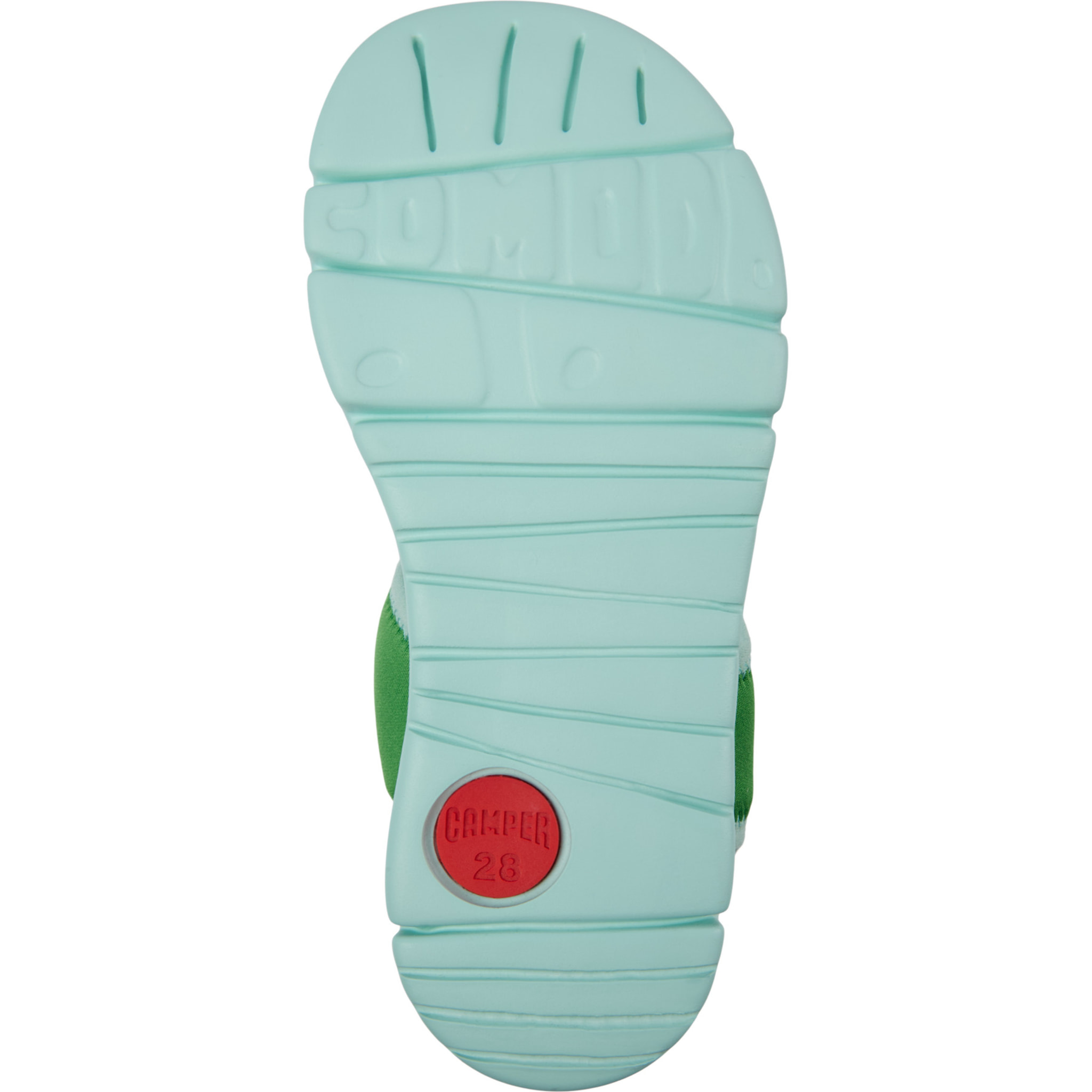 Sandalias - CAMPER Oruga - Verde - Textil técnico (poliéster reciclado)