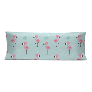 Funda de almohada 45x110 cm (cama de 90 cm) FLAMINGOS