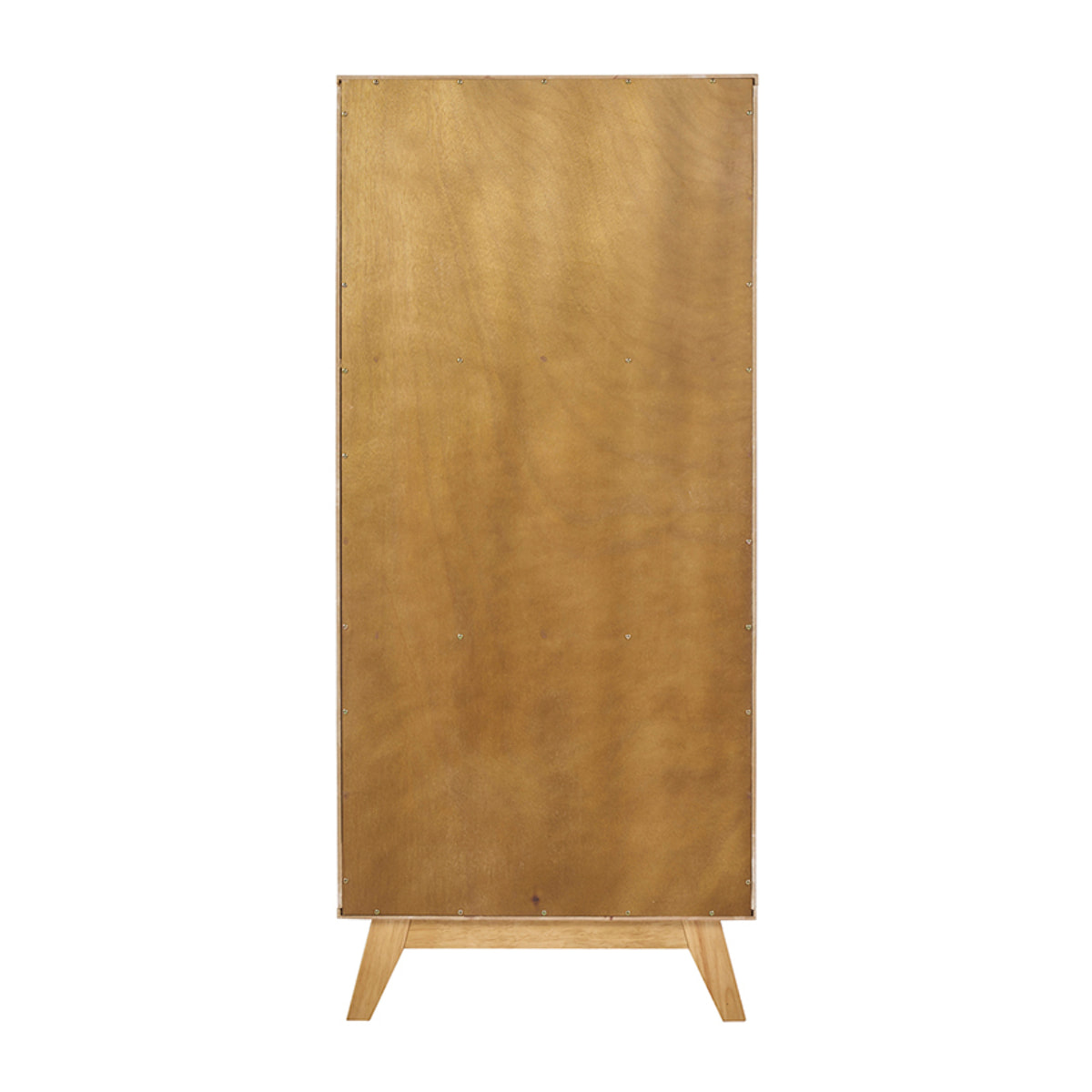 Buffet haut scandinave bois clair hévéa L60 cm LEENA