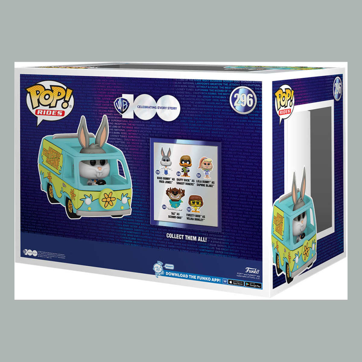 Hanna-barbera Pop! Rides Super Deluxe Vinile Figura Mystery Machine W/bugs 15 Cm Funko