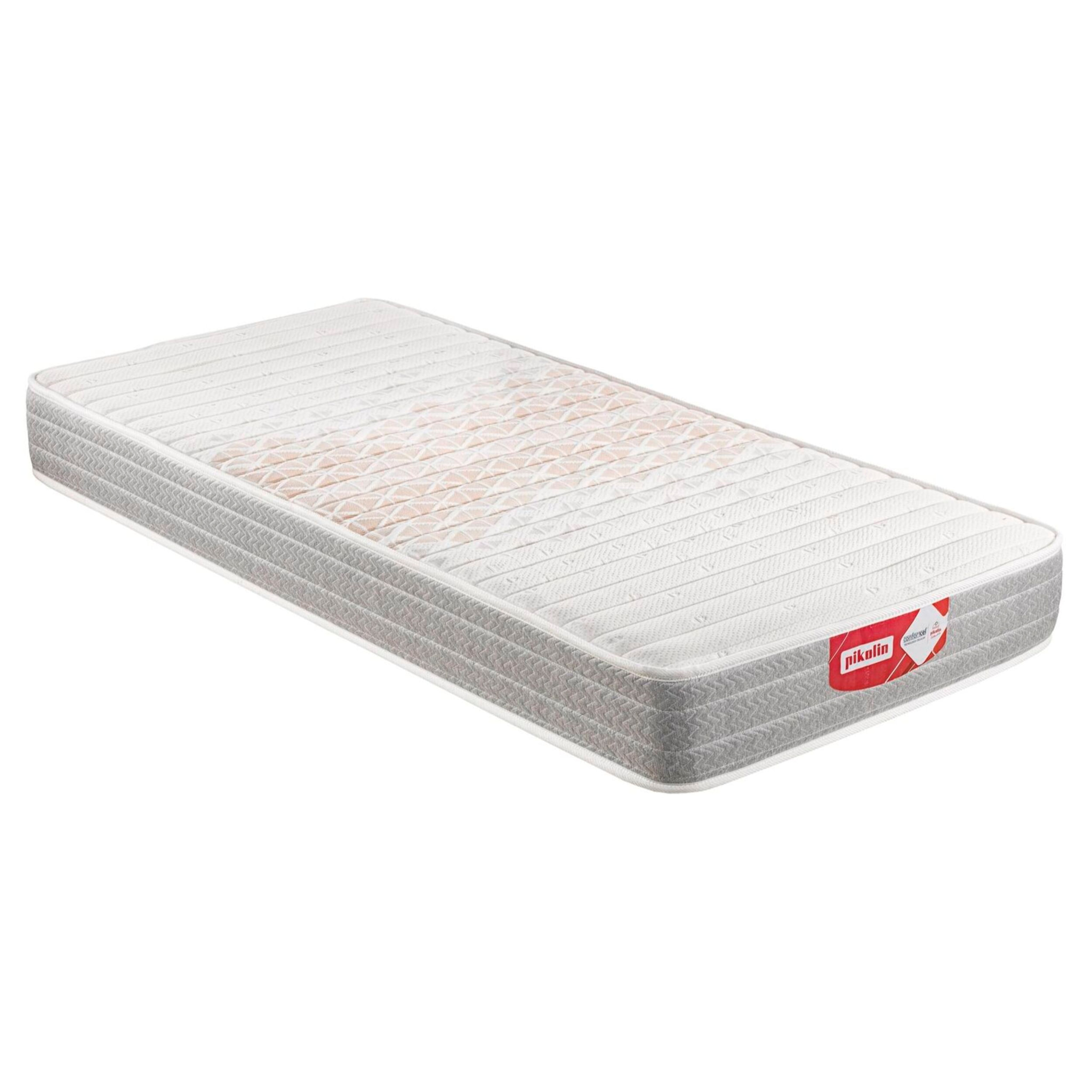 Colchón Espuma HR y Visco | 20cm de altura | Firmeza Media | Para niños | Antiácaros | Apple