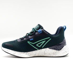 Scarpe da running DRILLED verde acqua scuro