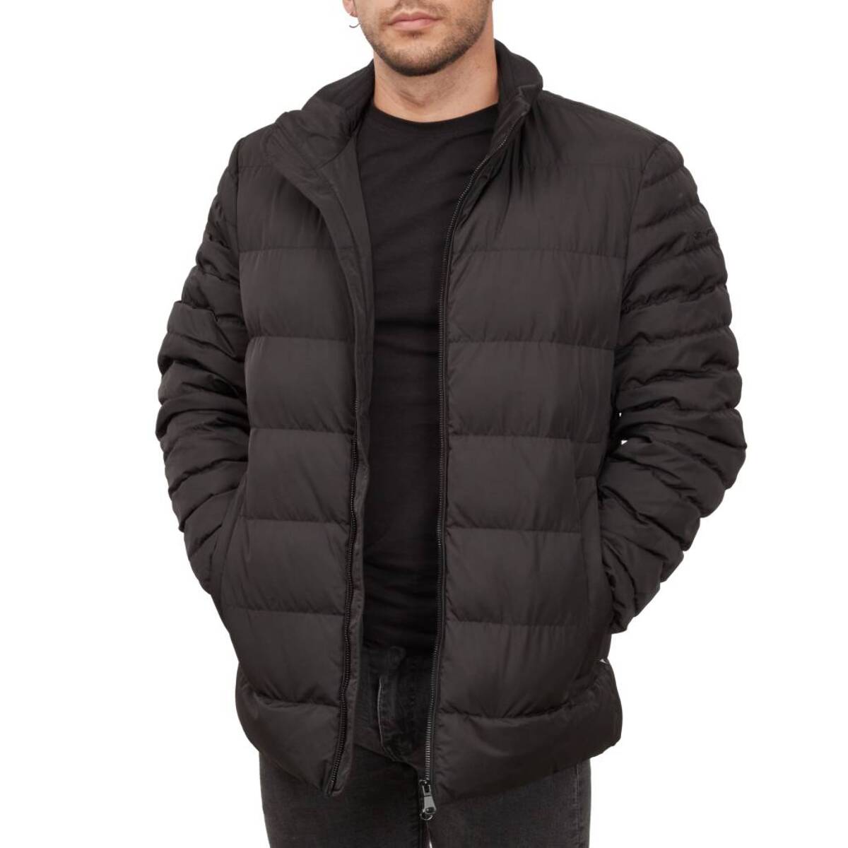 Abrigos Hombre de la marca GEOX  modelo M COLBYN SHORT JKT NEGRO