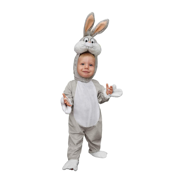 Costume Completo Bugs Bunny Cartoni Looney Tunes Prodotto Originale Bambino