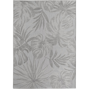 TENERIFE - Tapis intérieur/extérieur gris, design tropical