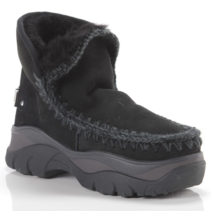 Boots Mou Chunky Sneaker Eskimo Black Nero