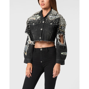 PHILIPP PLEIN Denim Jacket RACING