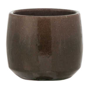 J-Line cache-pot Bord - céramique - vert - small - Ø 14.5 cm