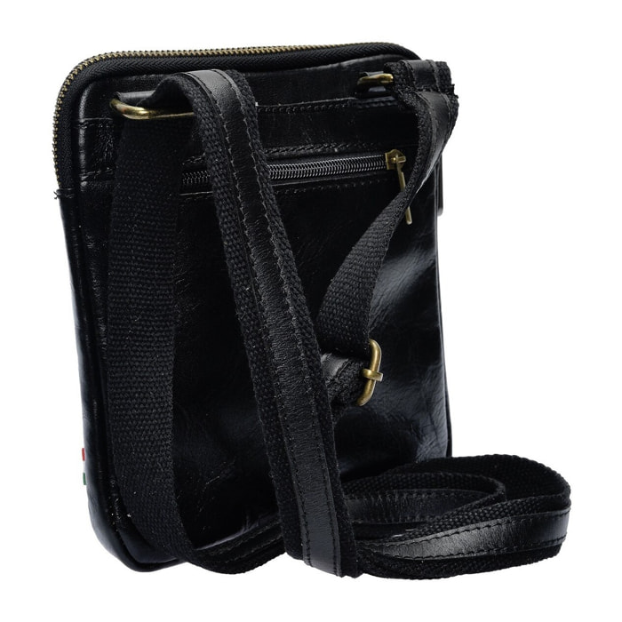 Borsa a spalla Anna Luchini Nero