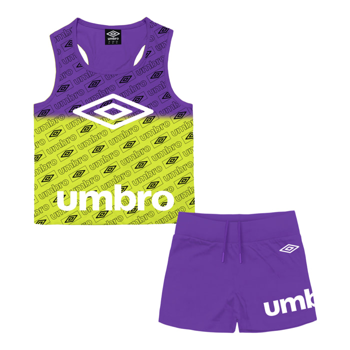 Completo Corto Ragazza UMBRO Cotone 8 / 16 Anni