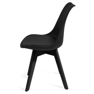 Oresteluchetta Set 4 sedie SMART FULL BLACK