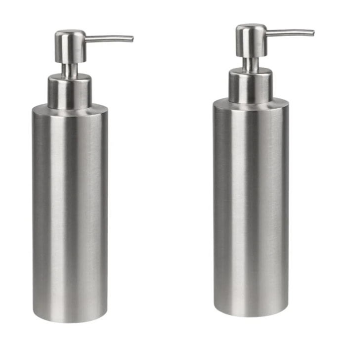 Porte savon en inox pratique et élégant lot de 2 dimensions 20,5 x 5,5 cm robuste et fonctionnel Fackelmann Tecno