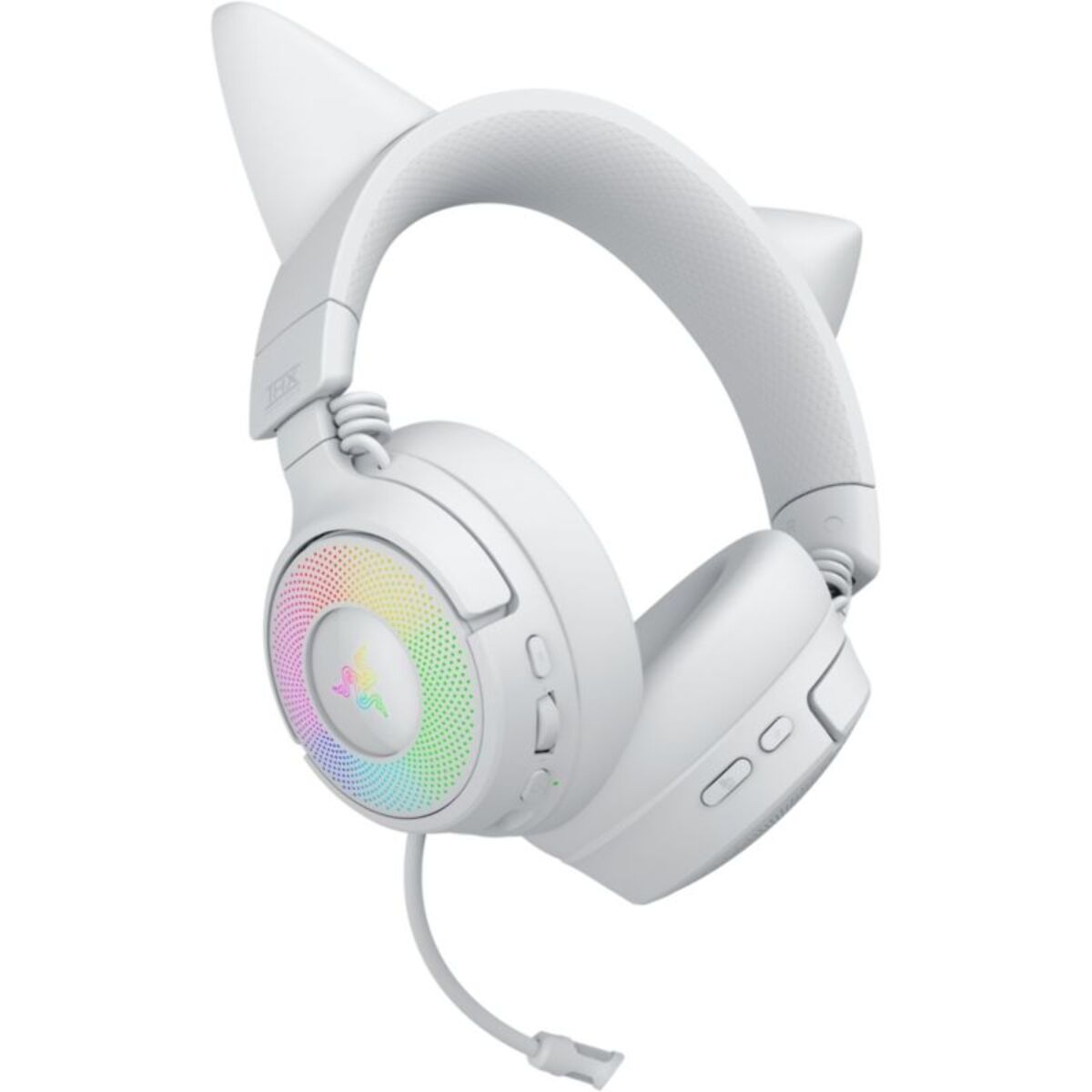 Casque gamer RAZER KRAKEN KITTY V3 PRO BLANC