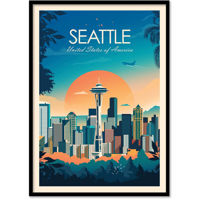 Affiche - Seattle - Studio Inception