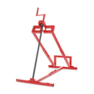 Lève tracteur pliable rouge