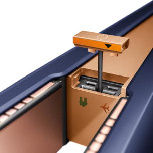 Lisseur Dyson Corrale™  Bleu de Prusse/Cuivré - Reconditionné