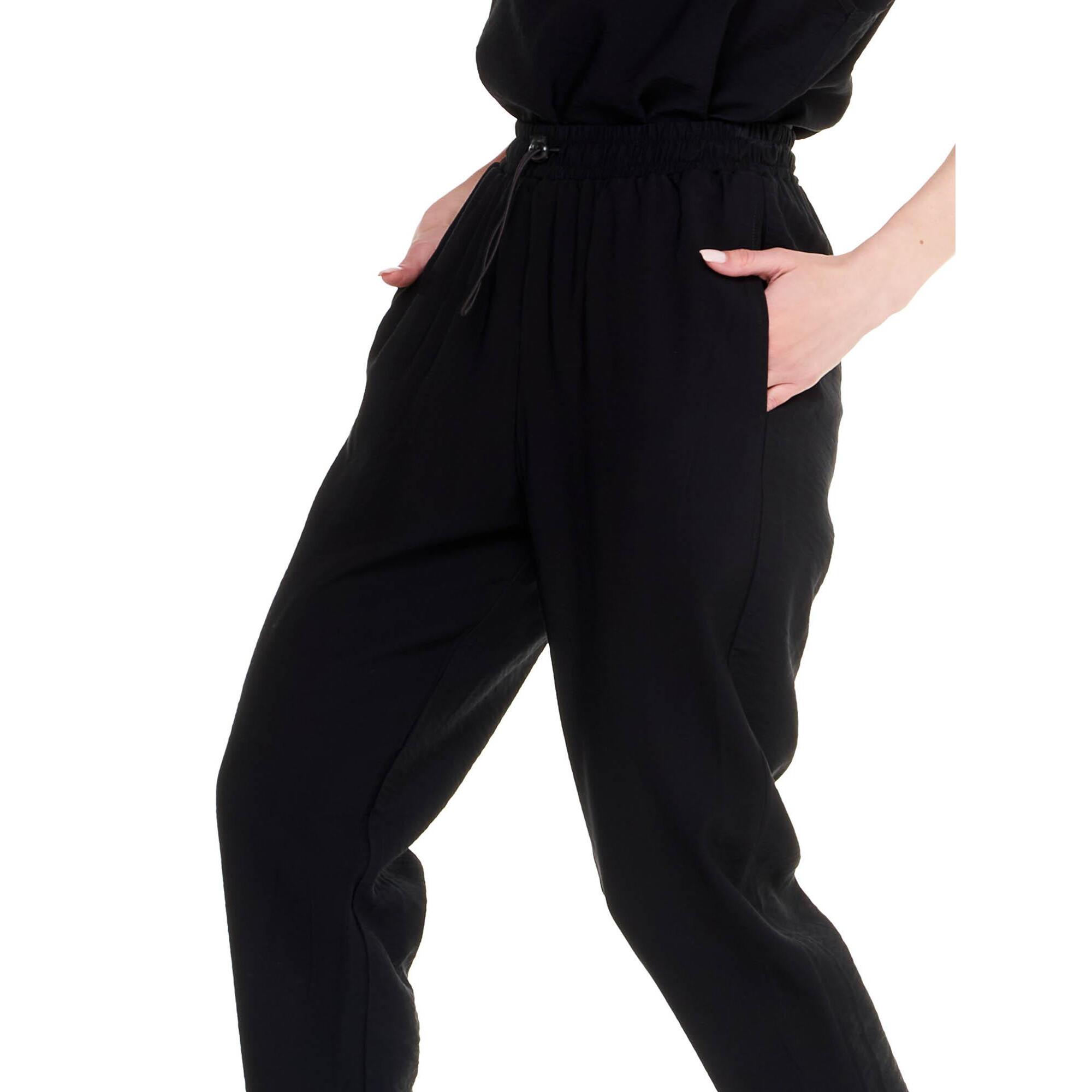Pantalón de raso de mujer brillante