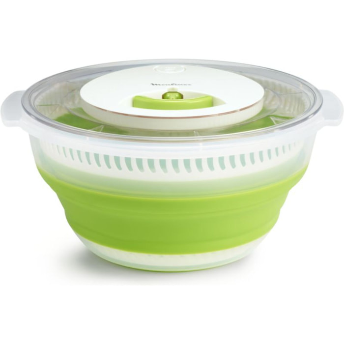Essoreuse à salade MOULINEX rétractable 4L