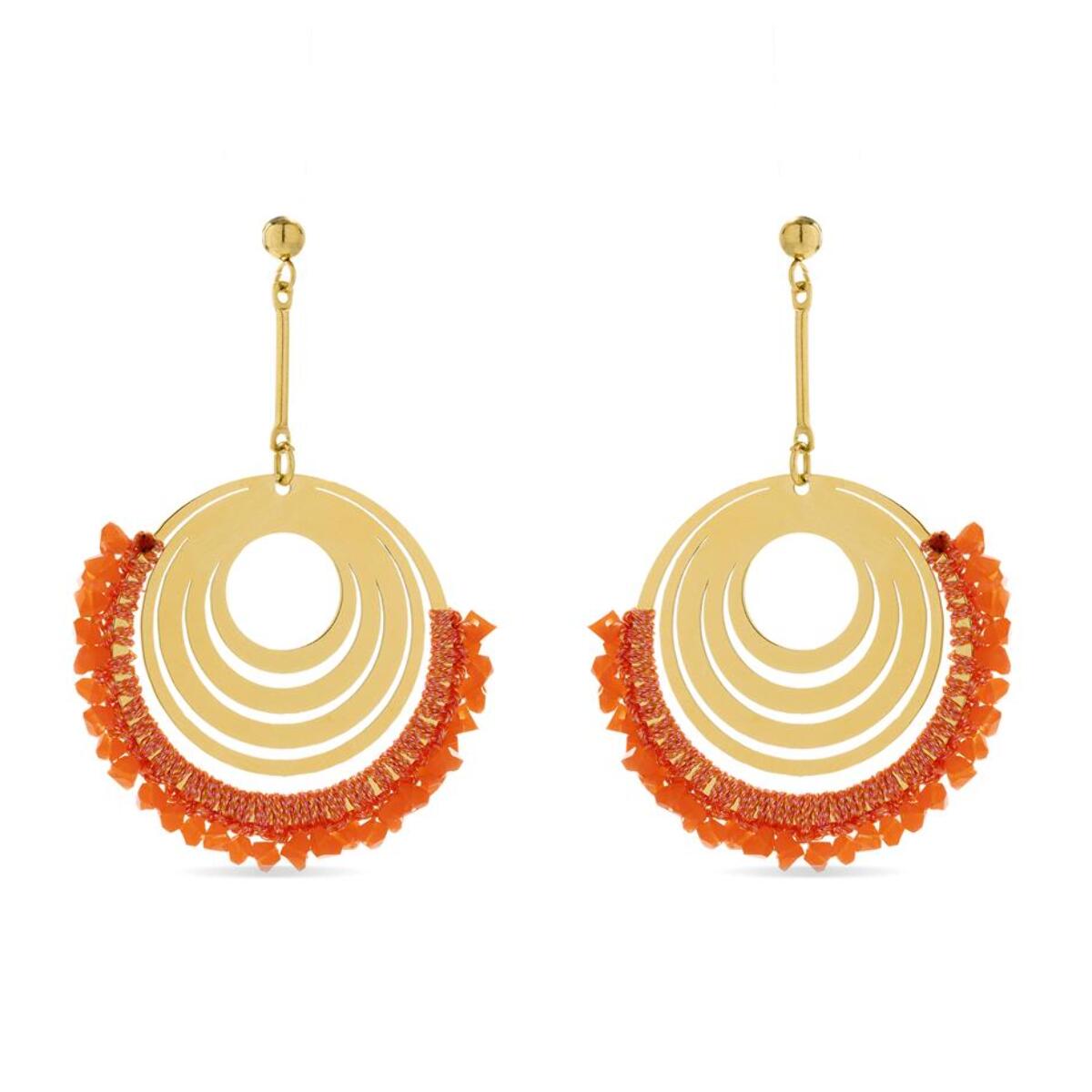 Pendientes Lux by Lux acabadoss oro 18k