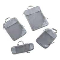 Borse Organizzatrici per valigie Compakube - 4 pezzi - grigio