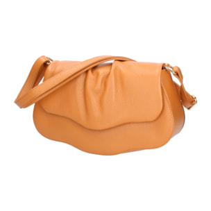 Borsa a spalla da donna In Vera pelle Made in Italy 30,5x19,5x9 cm