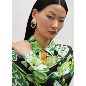 Camicia con stampa paisley