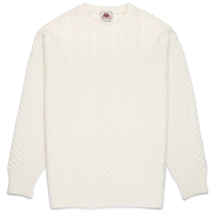 Kappa - Maglieria Uomo Bianco - Robe Giovani Acrab