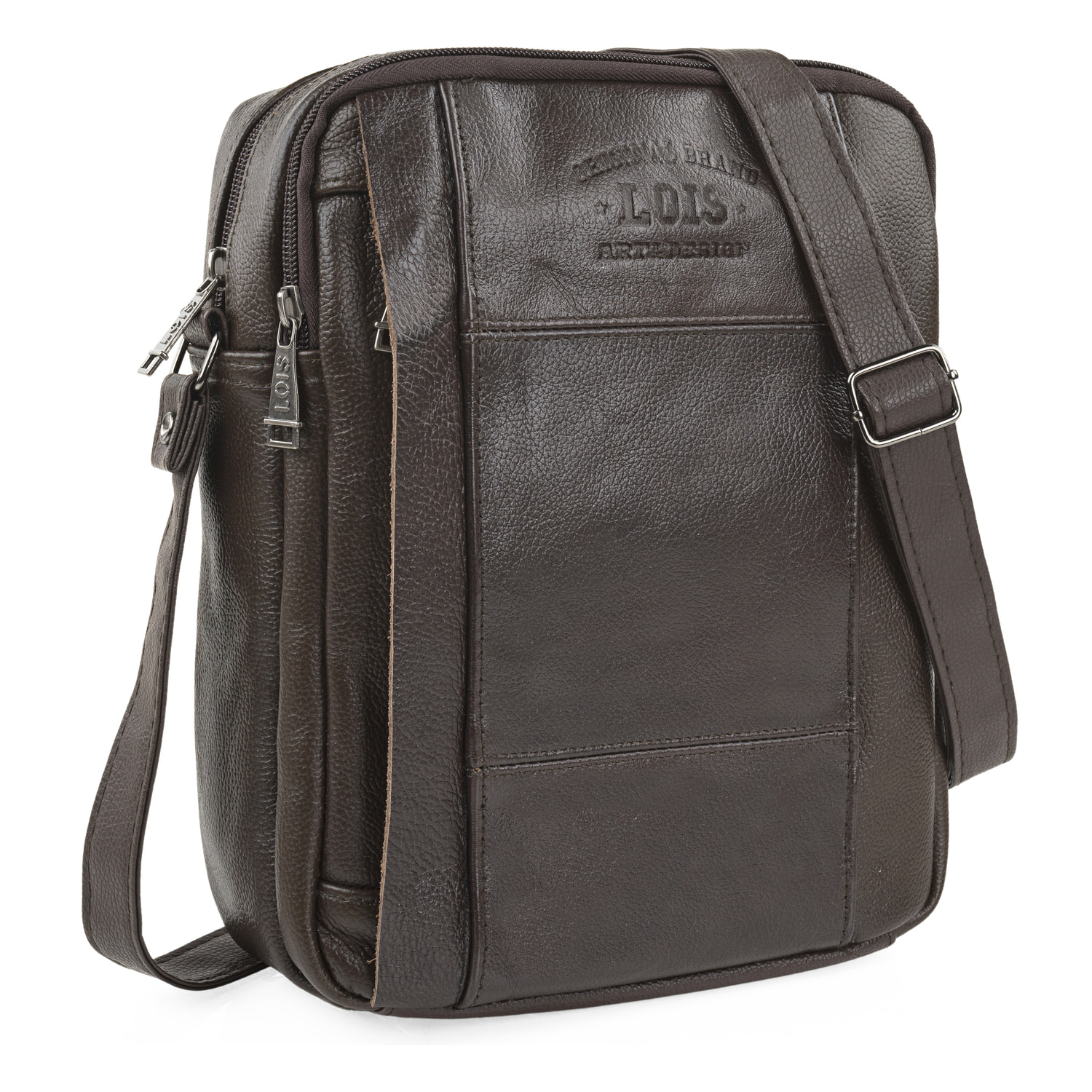 Bandolera Hombre Piel/Pu Lois Steens Marron