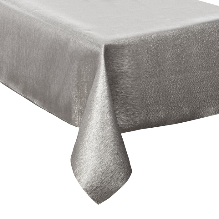Nappe rectangulaire à paillettes - Argent