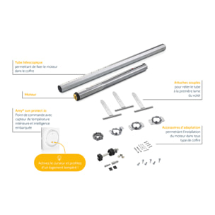 RMS 1700 - Kit de motorisation volet roulant universel sans fil io
