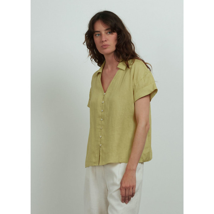 CAMICIA MUSTARD CONBIPEL