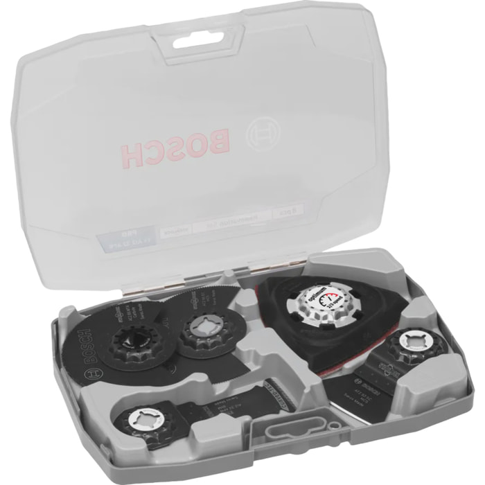 Coffret Rénovation avec 8 outils oscillants multi-fonctions - BOCSH - 2608669099