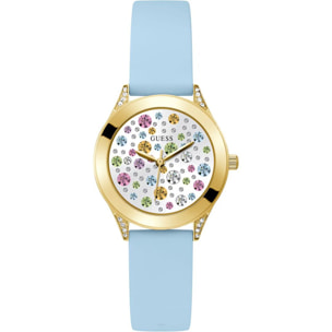 Reloj Guess GW0678L1 Mujer Analogico Cuarzo con Correa de Silicona