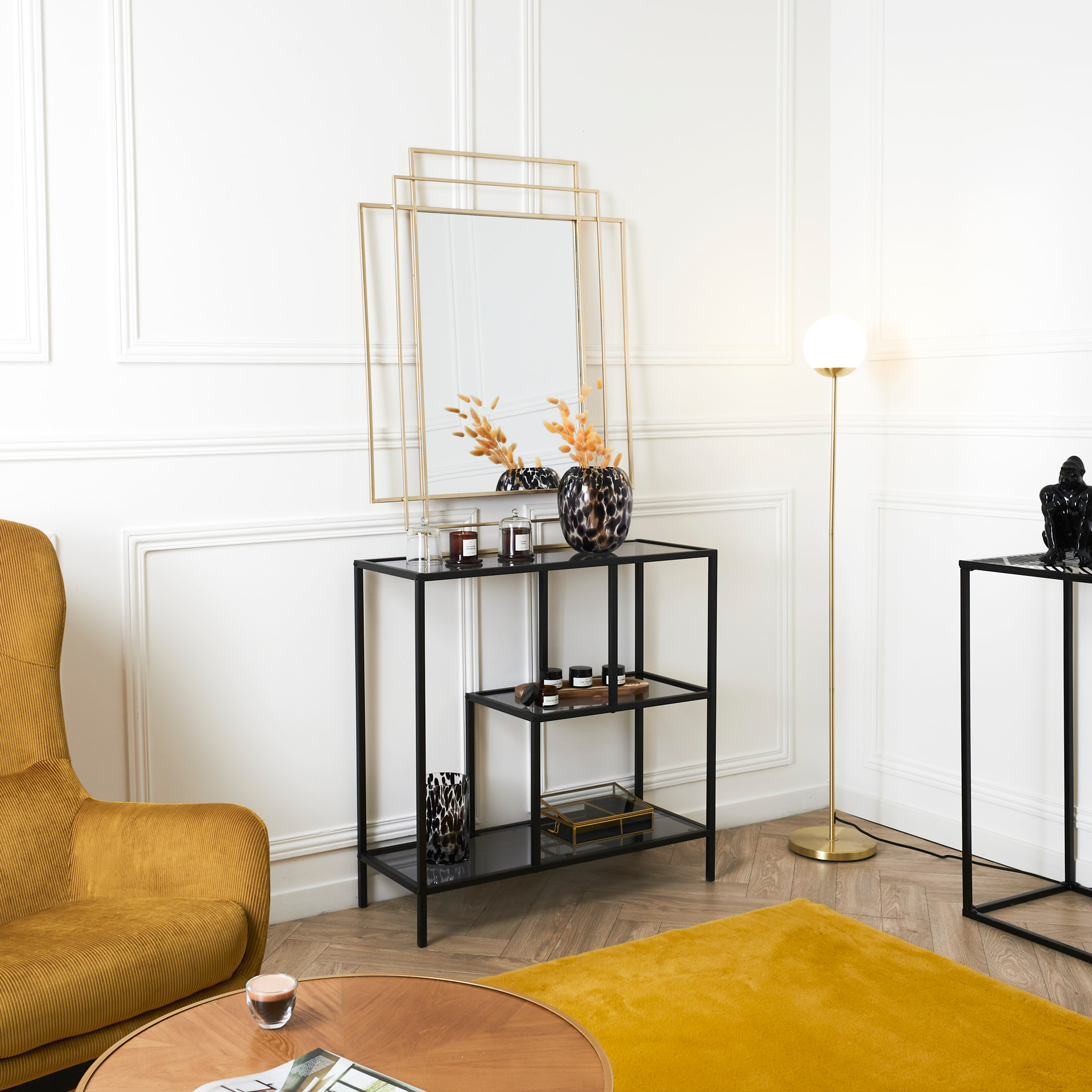 Etagere Edison Verre 80x30x79.5cm