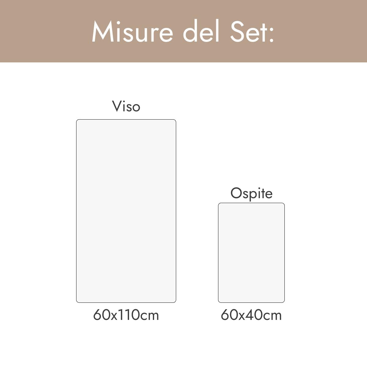 INTRECCI HOME Set Bagno Asciugamani Viso+Ospite, in Puro Cotone 300 g, Leggerezza e Praticità, con Lavorazione Nido d’Ape, Ideale per Asciugatura Rapida