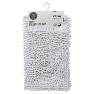 Tapis maxi chenille blanc 50X80