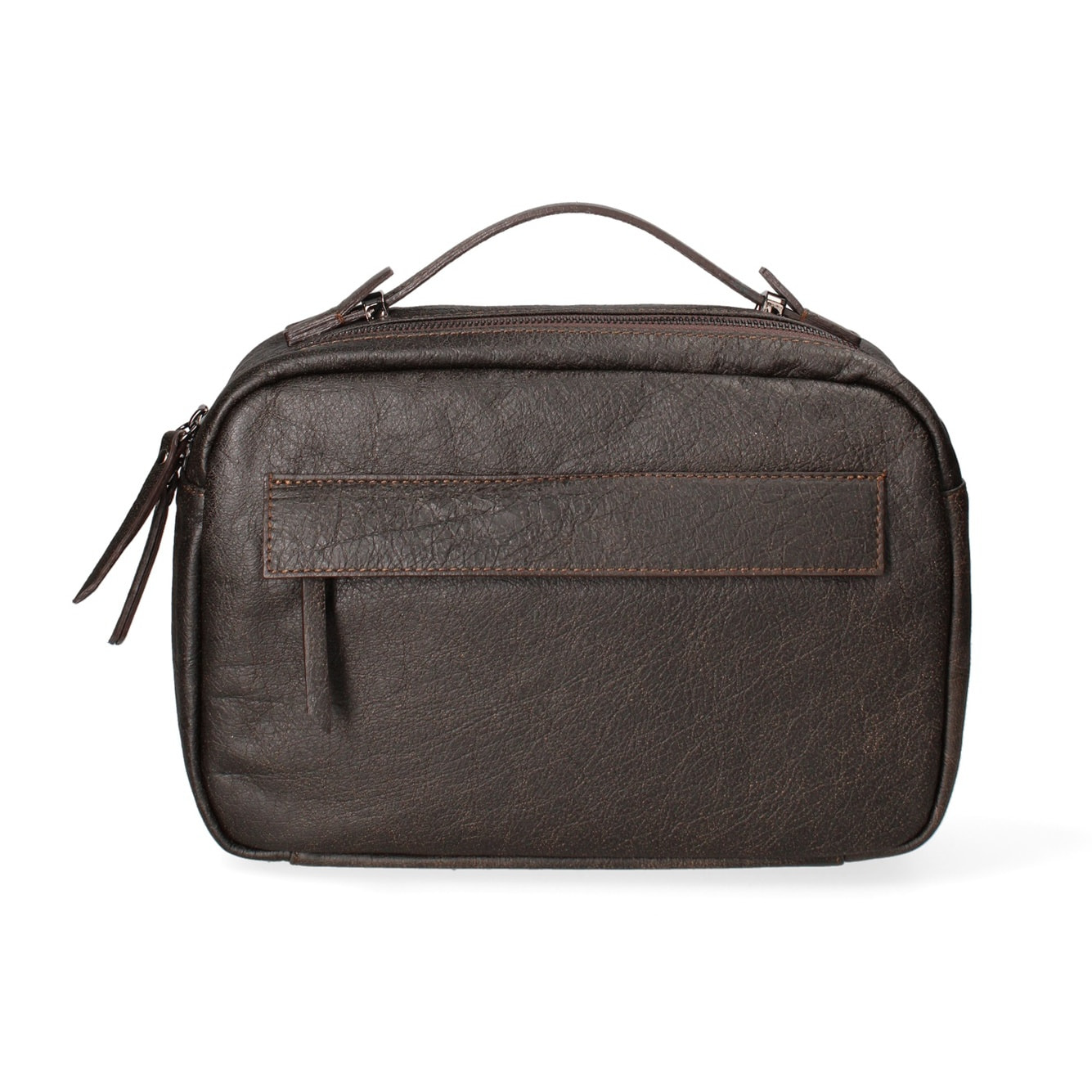 Borsa a mano unisex Modello Avelon - Vera Pelle - 20.0 x 29.0 x 9.0 cm