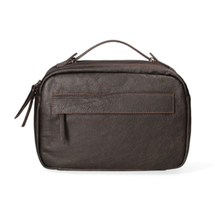 Borsa a mano unisex Modello Avelon - Vera Pelle - 20.0 x 29.0 x 9.0 cm