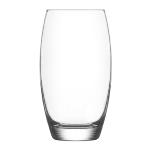 Lot de 4 gobelets sand 51cl en verre transparent forme haute