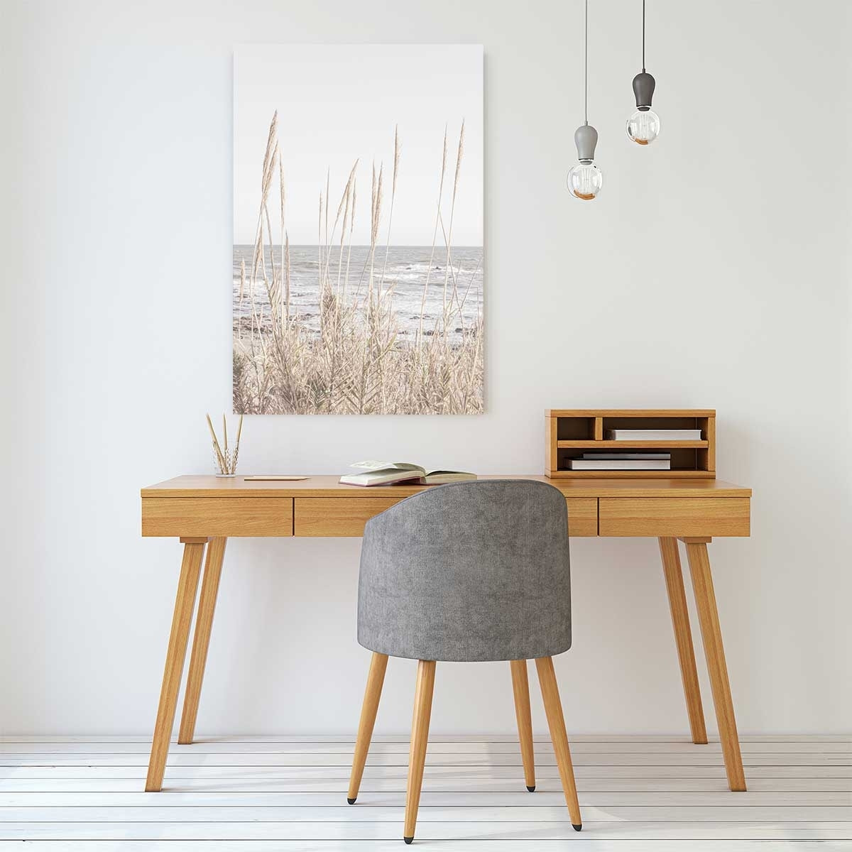 Tableau épis au bord de l'eau Tableau plexiglas