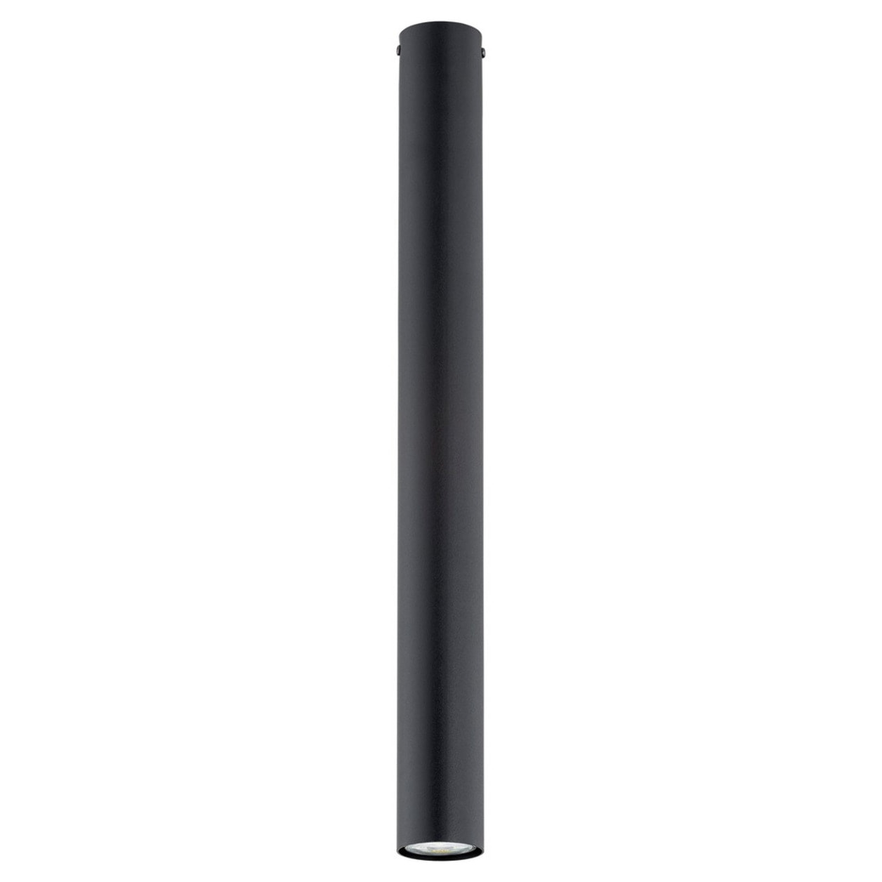 Lampada a sospensione Tecno 1XL in acciaio nero opaco